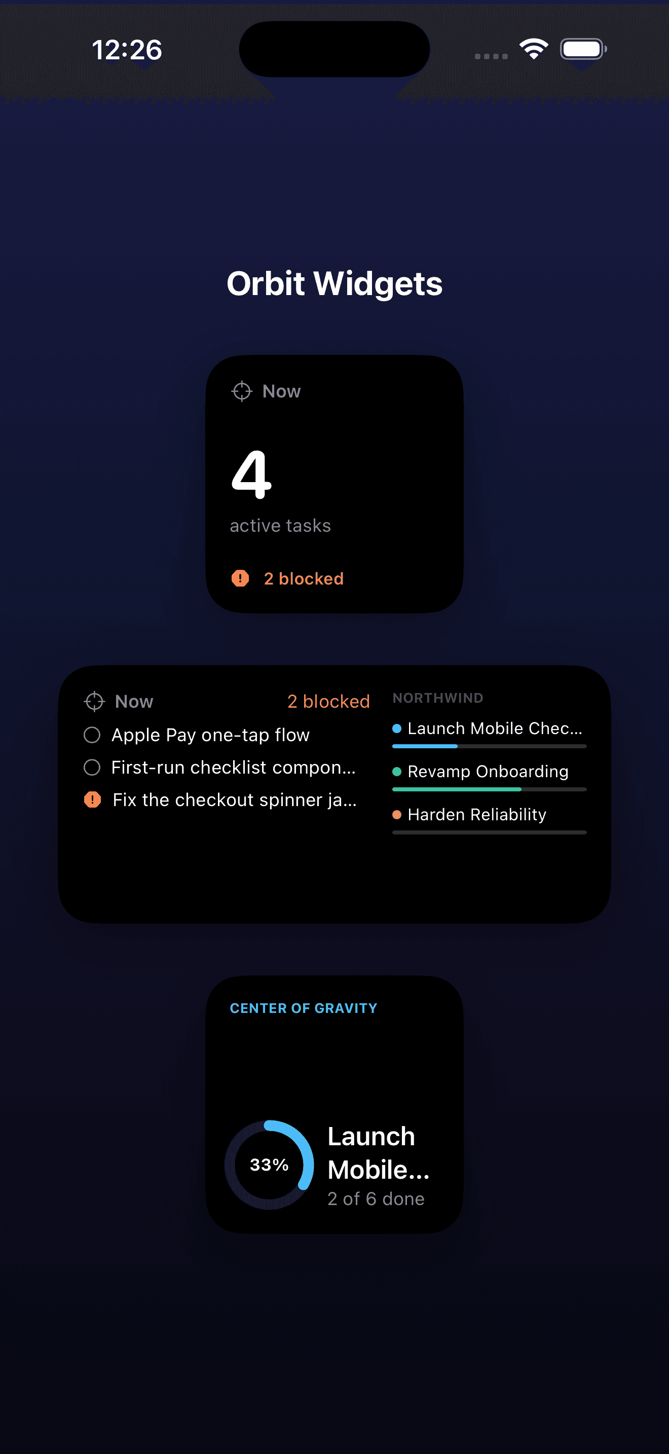 Widgets